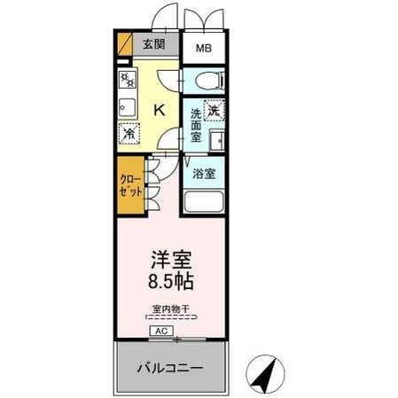 D-ROOM千葉中央の物件間取画像